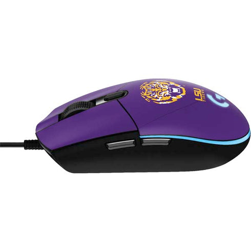 Louisiana State University - LSU Purple Tiger Mascot G203 Prodigy RGB Wired Gaming Mouse Skin